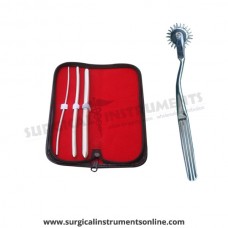 Hegar uterine dilator 3 pieces set,3-4, 7-8, 11-12, wartenberg pinwheel